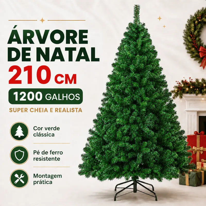 Árvore de Natal - Pinheiro Verde Cheia