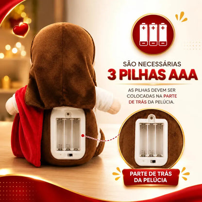 Boneco Pelúcia Jesus Que Respira