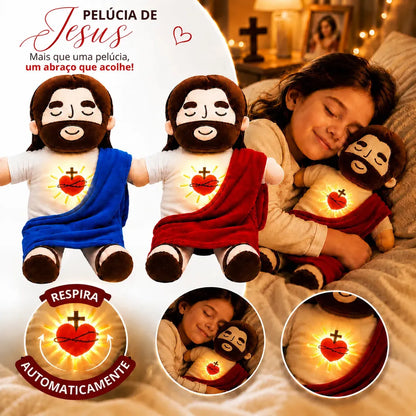 Boneco Pelúcia Jesus Que Respira