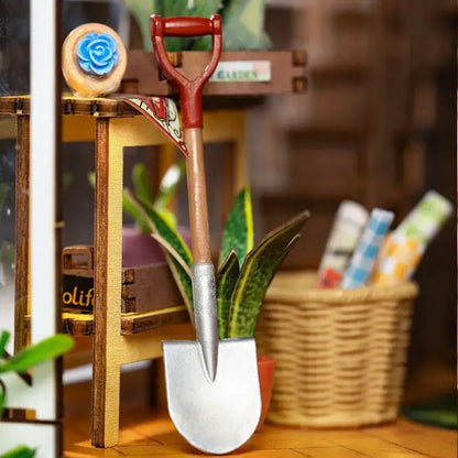 Jardim de Inverno — Kit Book Nook 3D com LED