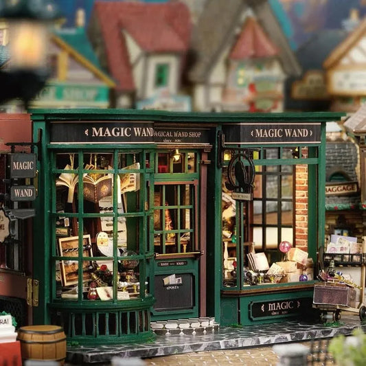 Loja Mágica — Miniatura 3D para Montar com LED