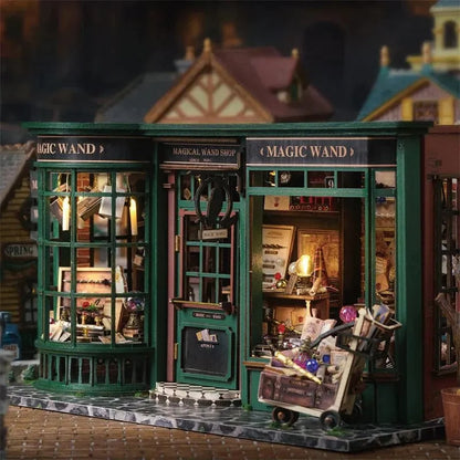 Loja Mágica — Miniatura 3D para Montar com LED