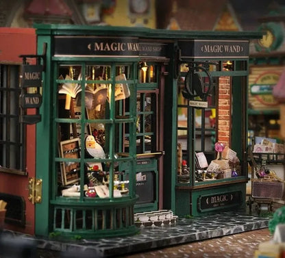 Loja Mágica — Miniatura 3D para Montar com LED
