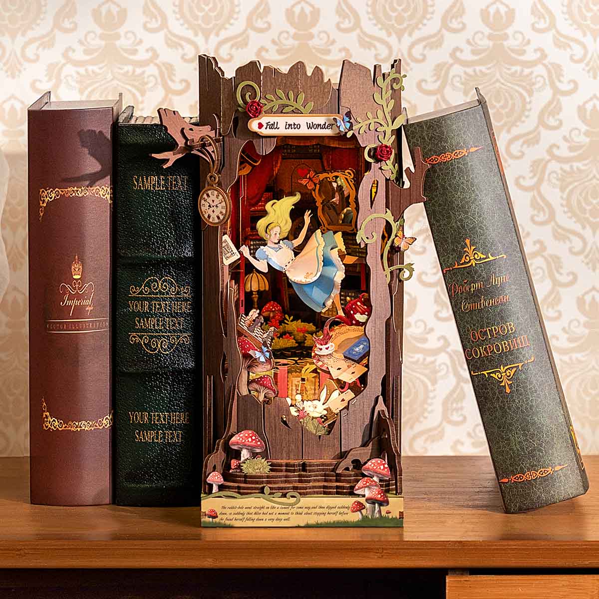 Alice no País das Maravilhas - Book Nook