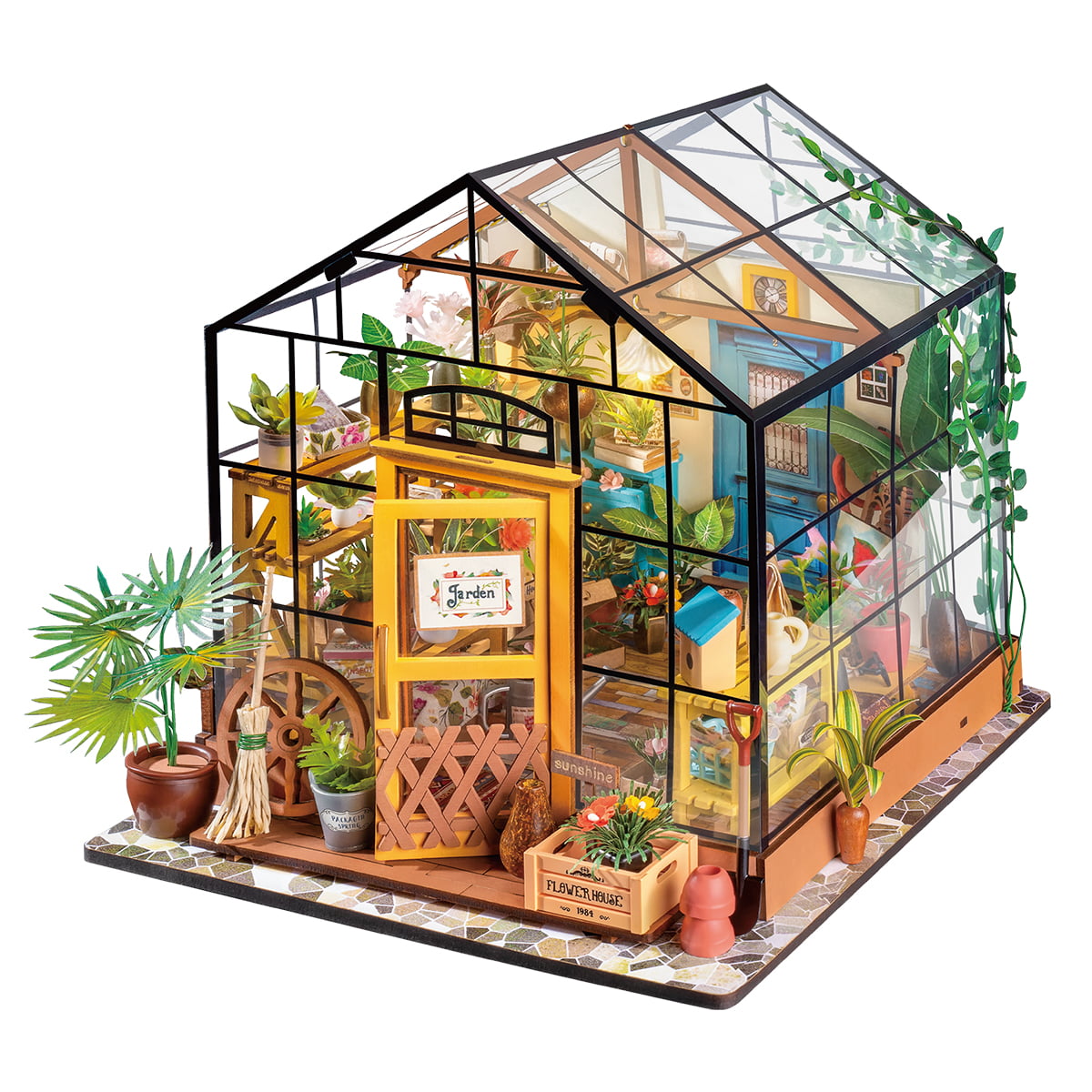 Casa de Flores Charmosa | Casa Miniatura DIY