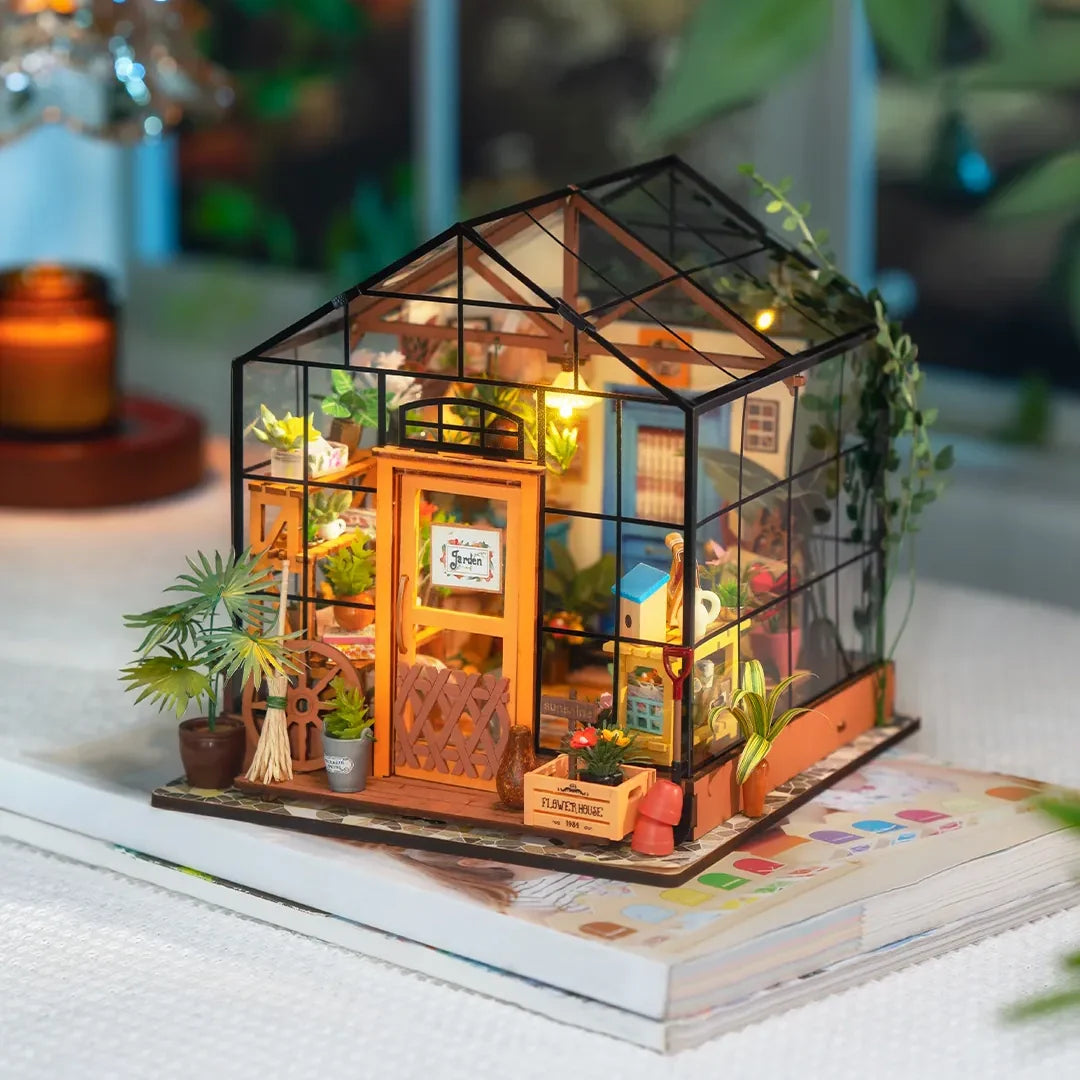 Casa de Flores Charmosa | Casa Miniatura DIY