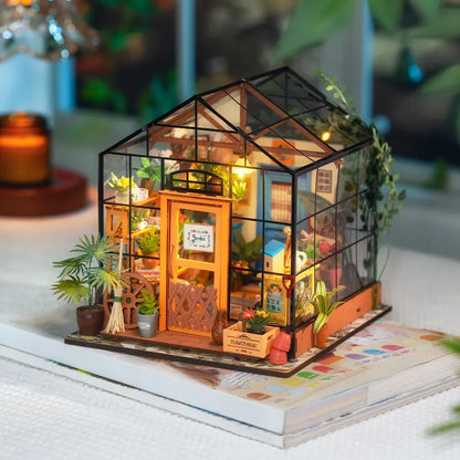 Casa de Flores Charmosa | Casa Miniatura DIY