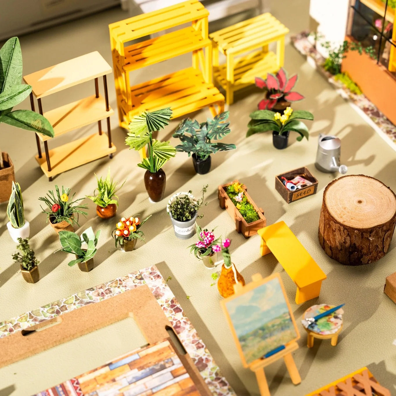 Casa de Flores Charmosa | Casa Miniatura DIY