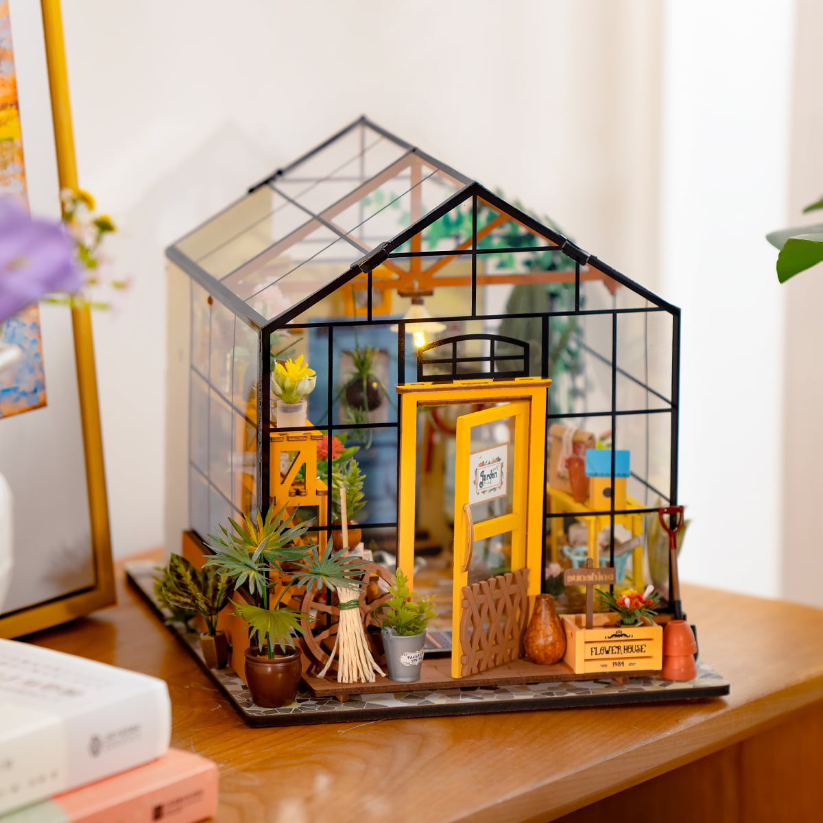 Casa de Flores Charmosa | Casa Miniatura DIY