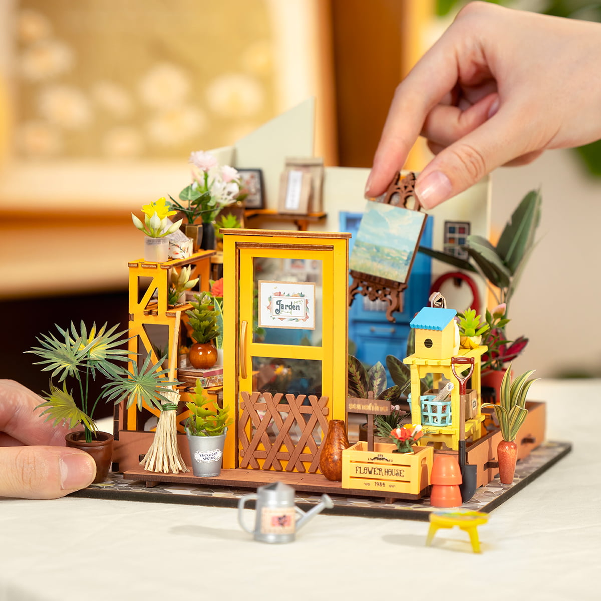 Casa de Flores Charmosa | Casa Miniatura DIY
