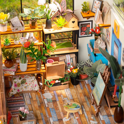 Casa de Flores Charmosa | Casa Miniatura DIY