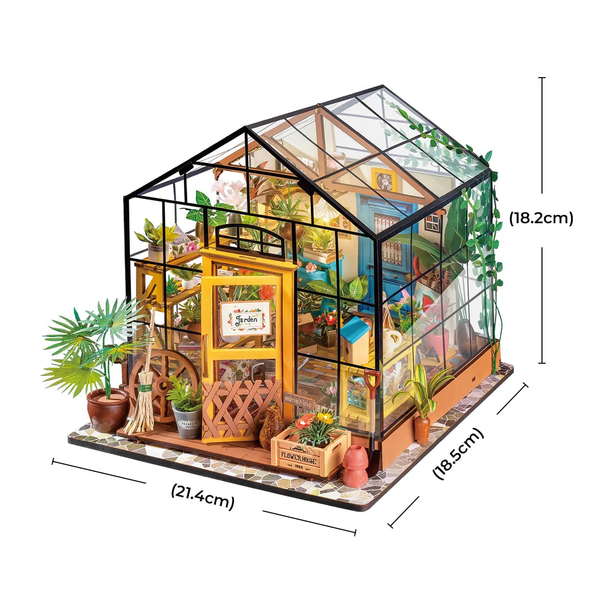Casa de Flores Charmosa | Casa Miniatura DIY