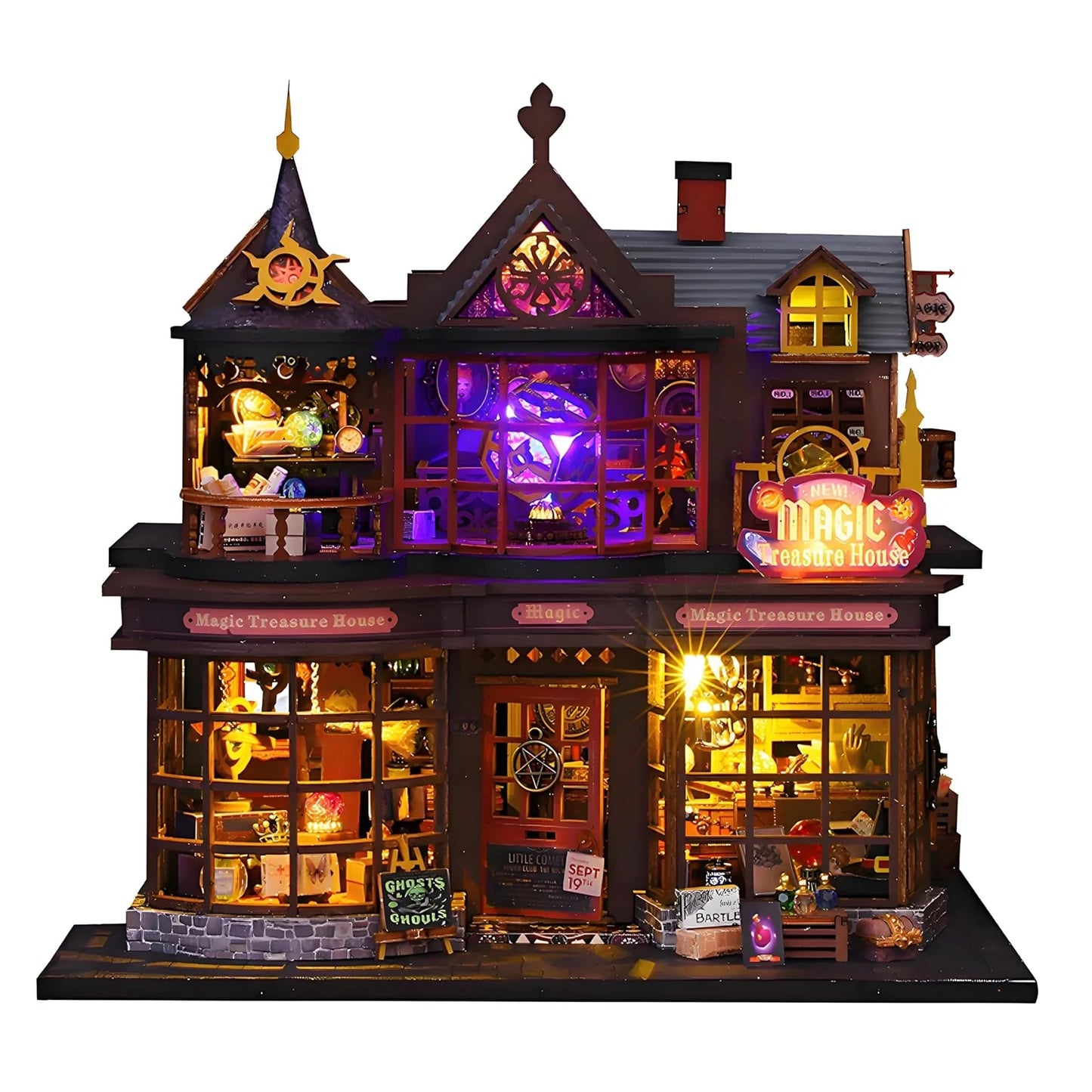 Casa Mágica do Tesouro | Casa Miniatura DIY