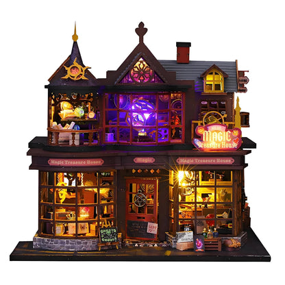 Casa Mágica do Tesouro | Casa Miniatura DIY