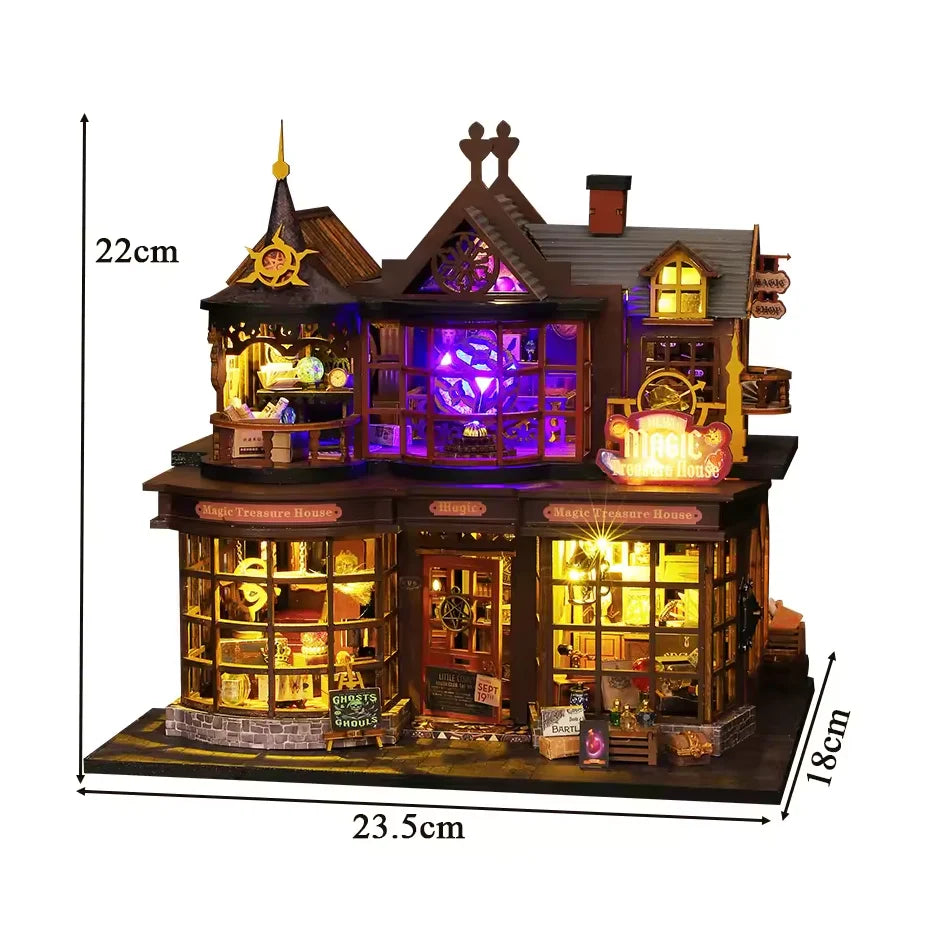 Casa Mágica do Tesouro | Casa Miniatura DIY