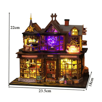 Casa Mágica do Tesouro | Casa Miniatura DIY