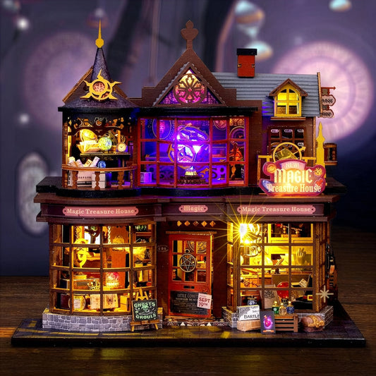 Casa Mágica do Tesouro | Casa Miniatura DIY