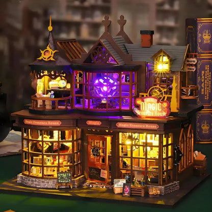 Casa Mágica do Tesouro | Casa Miniatura DIY