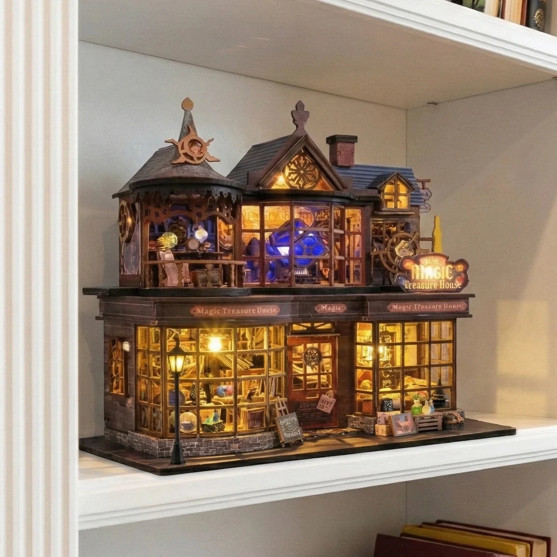 Casa Mágica do Tesouro | Casa Miniatura DIY