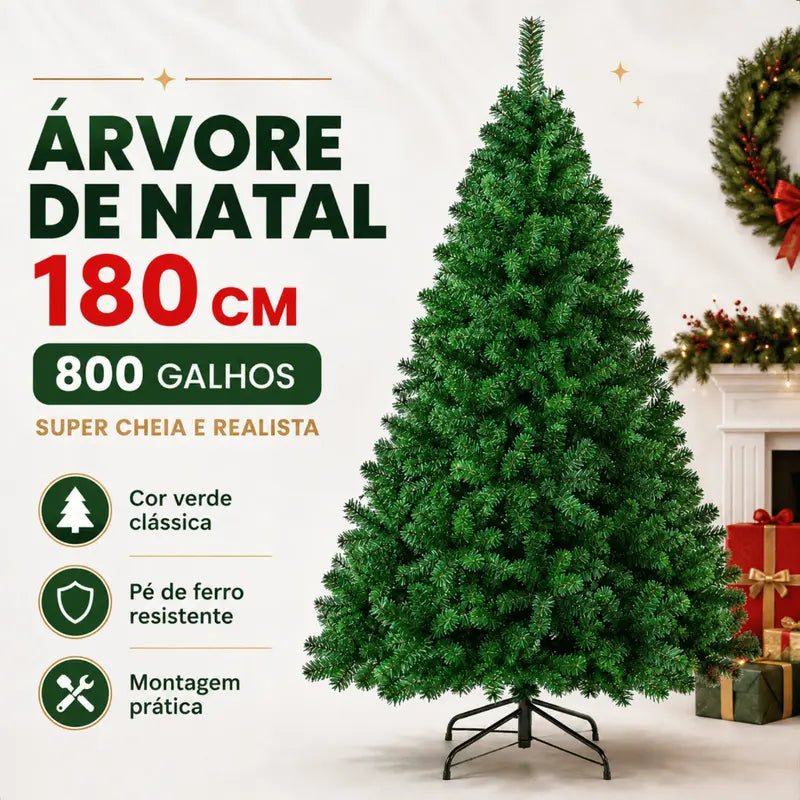 Árvore de Natal - Pinheiro Verde Cheia
