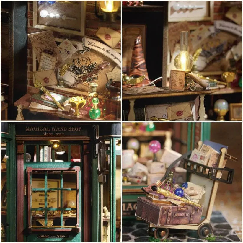Loja Mágica — Miniatura 3D para Montar com LED